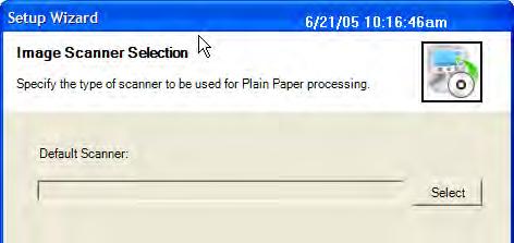 To configure Scan Station for plain paper scanning Configuring for Plain Paper Scanning 1. Connect and turn on the plain paper scanner. 2.