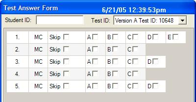 Chapter 4: Reviewing and Correcting Scanned Tests Reviewing Scan Errors 7. At the prompt, click Update.