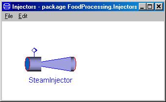 Interfacing other libraries Liquid food processing involves heating with steam and an existing library handling that is ThermoFluid [8].