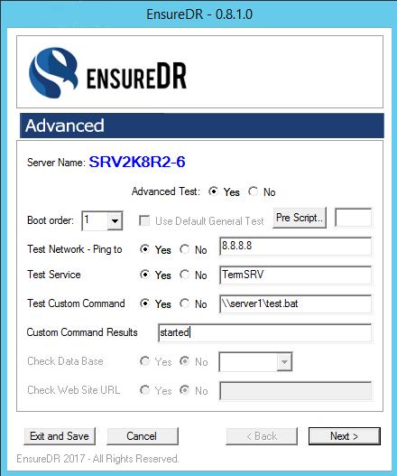 EnsureDR controller EDRC 26. It is recommended to always use EDRC as a gateway between EnsureDR console to test VMs in bubble network. 27.