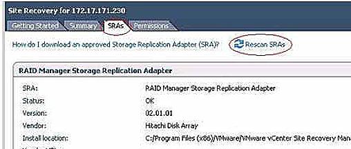 Configuring SRM(AM) to communicate with RM SRA20 (SRM 5.