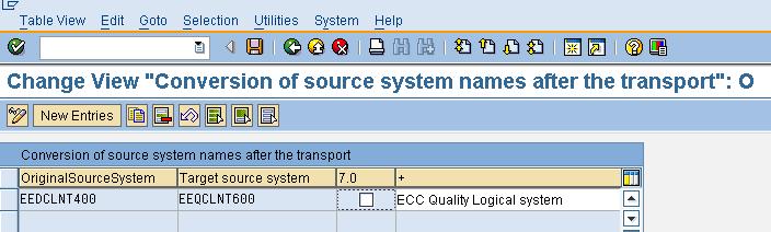 8. Transport Settings in BI This setting is maintained to define the source and target system for transports Enter the required values here; the entry 7.