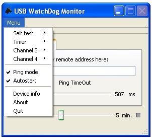 Checking the remote host. Ping mode.