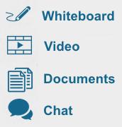 Students cannot post anything to expired sessions; however, they can view files and posts from the session. 6. Locate the tool icons in the left-hand menu.