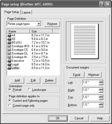 76 ABSOLUTE BEGINNER S GUIDE TO WORDPERFECT 11 FIGURE 5.8 Use the Page Setup dialog box to adjust the margin settings.
