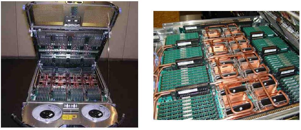 IBM Cooling Technology The IBM Power 6 CPU is generally placed in water cooled units.