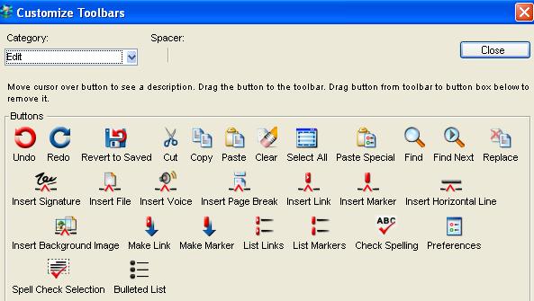 Then you can choose the different shortcuts and drag them to your lower or upper toolbar to Add.