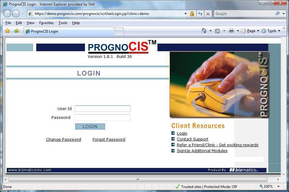 Installing PrognoCIS Security Certificate Once your internet browser has been configured to accommodate access to