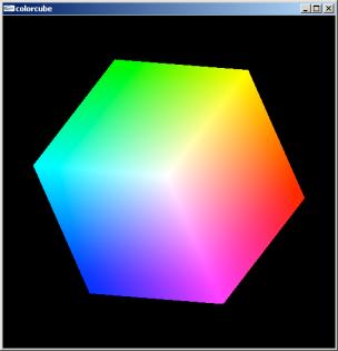 Smooth Color Default is smooth shading OpenGL interpolates vertex colors across visible polygons Alternative is flat shading Color of first vertex determines fill