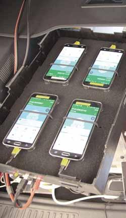 two cars each in Germany) we also used Samsung Galaxy S7 for the data tests.