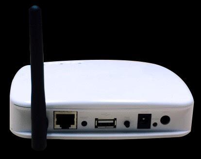 1.3.2 Back Panel For Z-Wave LAN port USB port Connect to