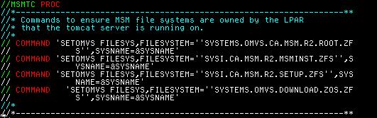 CSM History at Client Site Shop Uses Sysplex Sharing of Unix File Systems Found I had some performance issues because some of the zfs files CSM used as R/W were not owned by the CSM