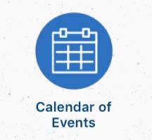 Creating a customized schedule Click on the Calendar of Events icon.