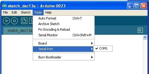 With FTDI USB connected, start Arduino.exe 2. Set Board type to : 3.