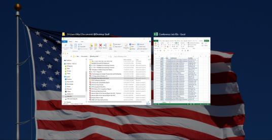 and the taskbar Virtual Desktops With Task View Allows users to arrange applications related to different tasks on