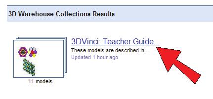 Click this link to see the entire Warehouse collection of models used in the Teacher Guide.