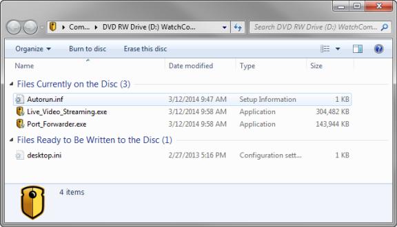 Installing Watch Commander If the Install dialog box does not open, use Windows Explorer to navigate to the installation disc folder. 2.