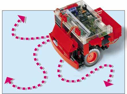 The five mobile robots, MR1 to MR5, are designed to perform different tasks: MR1, the base model with two motors