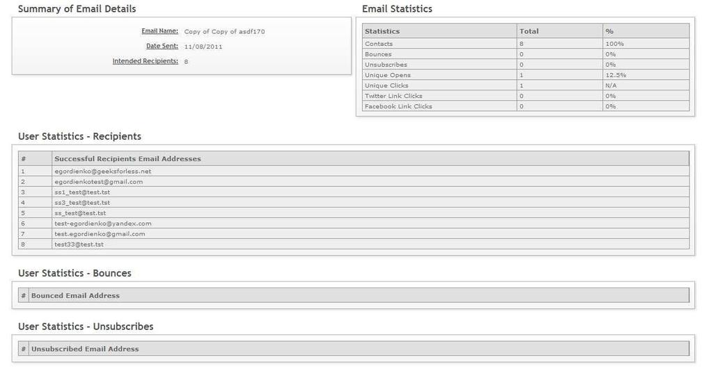 5.5 Generating Reports The View Results page allows you to generate reports in ether an HTML, PDF, or CSV file format.