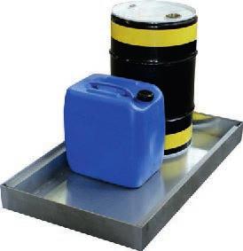 Tanks Retention and Storage Systems Polyethylene Retention Tray Made in high density polyethylene (HDPE) with UV protection through the rotomolding system,