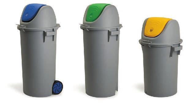 Environmental r Protection COB 2030 COB 2031 COB 2032 Grey-shaded Bucket with Wheels and Hinged Lid Lids available in yellow,