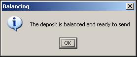 transmit the deposit to your bank. Only authorized users can transmit files. 1.
