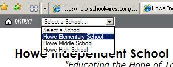 Managing Your Schoolwires Web Site 1. Sign in at the district web site. 2.