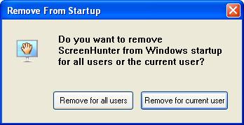 Remove from Startup... Exit End the program and exit ScreenHunter completely. Help Group User Guide Show the external ScreenHunter help file.