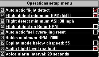 Do not let this intimidate you. Many items you might never need to configure (perhaps your EFIS is NOT installed on a helicopter).