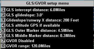 typical selection if you have a Garmin SL30 navigation radio connected to a serial port of your system. You will probably want the last three items checked.