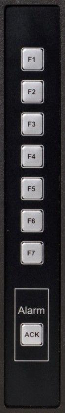 The left keypad The left keypad is used as fast access selection to commonly used in-flight functions that require a menu-like access. The functions available will vary depending on your setup.