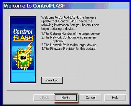 Using ControlFLASH to Flash Update 1.