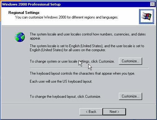16. The system will reboot and continue with setup. Do not press a key to boot from the CDROM. 17. Click Next when the setup wizard appears.