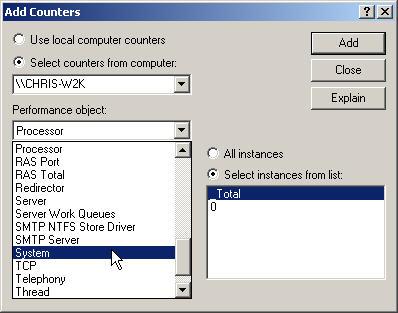 While holding the Control Key down, use the mouse to select Processes