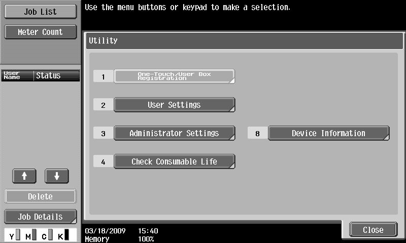 15 Displaying the [Network Settings] Screen (Control Panel) 15.2 15.