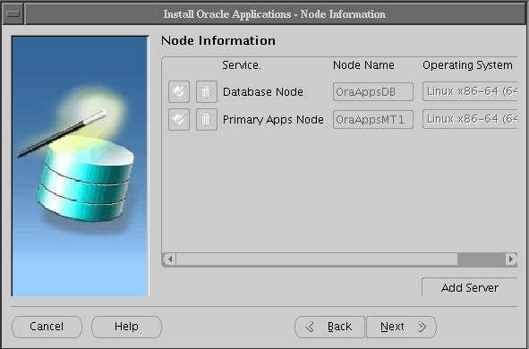 Viewing Node Information Click Add Server (Figure 74).