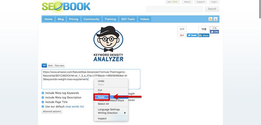 3 SEO Book offers a free Keyword Density Analyzer http://tools.seobook.com/general/keyword-density.