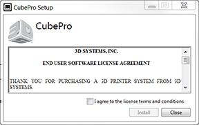 CubePro Software CubePro software is an easy-to-use tool that simpliﬁes the printing process. The software is available by logging in to your http://3dsystems.com/shop account.