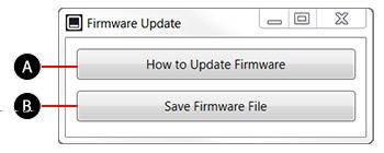 Firmware Update How to Update Firmware Instructions for updating ﬁrmware in your CubePro Download Firmware Download ﬁrmware to a mass storage device Printer Connection Printer Select Select the