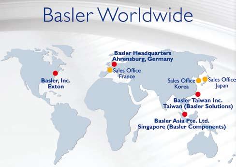 Since 1997, Basler Components has been designing, manufacturing, and selling leading-edge digital cameras for industrial, medical, and surveillance applications.