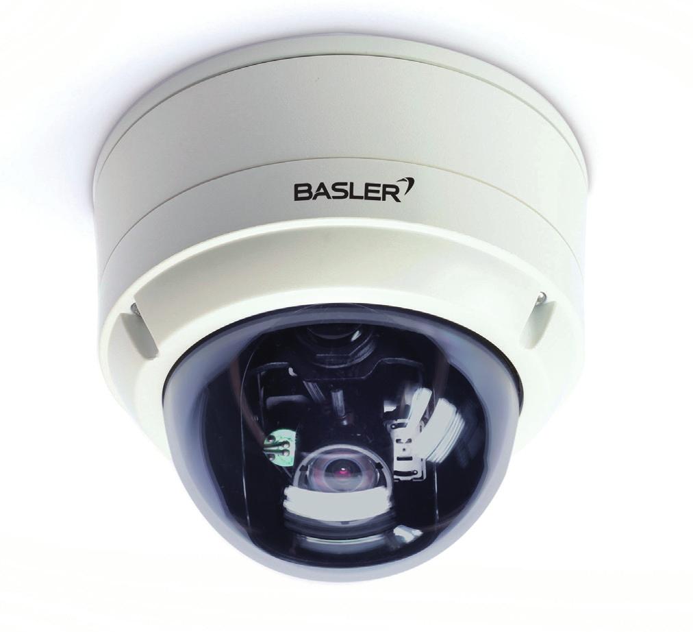 OVERVIEW Basler IP Fixed Dome Cameras Basler s network camera portfolio includes robust, easy-to-install network cameras with dome housings for your network video applications outdoors and