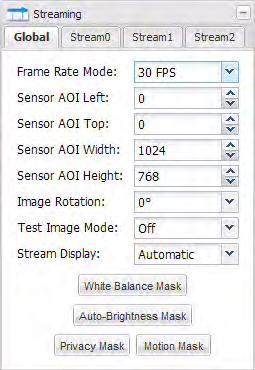 Frame Rate Mode - Sets the rate at which the camera s sensor will capture frames (images). For example, selecting 15 FPS means that the camera s imaging sensor will capture 15 frames per second.