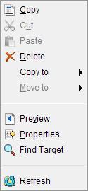 image / Video file properties Find Target:Find selected image / Video location File Edit After selected files /