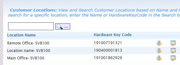 Search Functions The LMS gives the ability to search for details stored in the LMS, from the Tools menu, you can click Locations. The locations button will show any licenses assigned to the CPU.