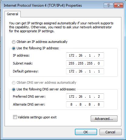 4. Go to the configure networking screen and give an IP address in the same subnet as of Devstack VM 5. Verify that Ubuntu server can be reached.