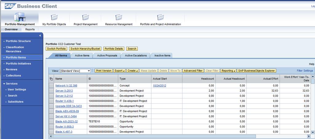 SAP Portfolio and Project Management 5.0 was built based on SAP UI Guidelines 1.1 and SAP NetWeaver 7.02. As part of the SAP UI harmonization project, from NetWeaver 7.
