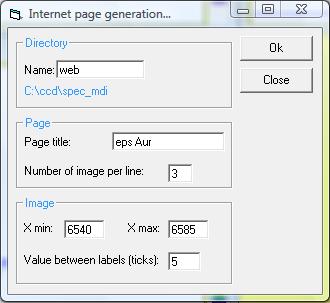 If the directory exists, the content will be replaced by this new page generation Enter the title which be printed at the top of the page, in blue, larger font Enter the number of