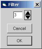 To apply a low-pass filter to a series: Select the series to filter Click on the Operations menu, choose Low-Pass Filter Or Click on the Filter button in the Profile toolbar Or Enter Ctrl+F at the