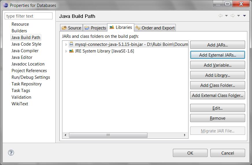 Preparing the Environment 2 If you copy the jar file to the