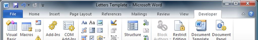 Lesson 7: Mail Merge and Related Operations Now you are ready to create the macro.